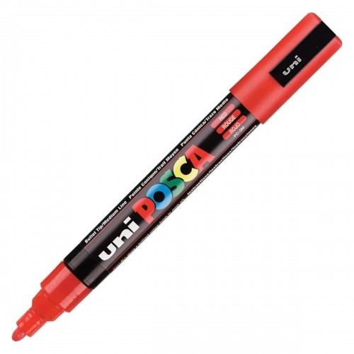 Marķieris POSCA PC-5M Sarkans (6 gb.) image 2