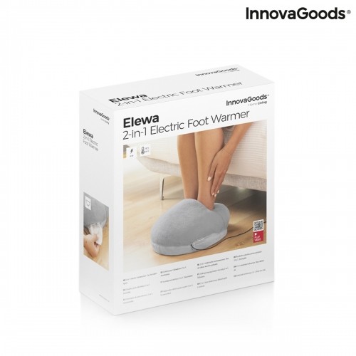 Электрическая грелка для ног 2-в-1 Elewa InnovaGoods ELEWA Серый (Пересмотрено B) image 2