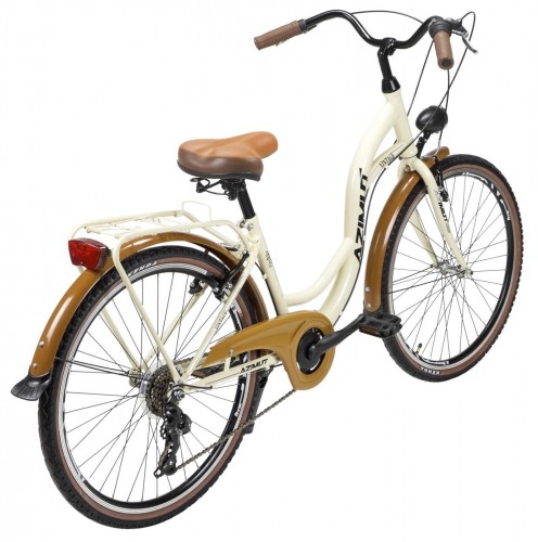 Velosipēds AZIMUT Vintage TX-7 26" 2023 cream-brown shiny image 2