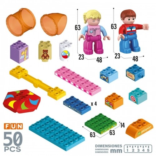 Строительный набор Colorbaby Playground 50 Предметы (2 штук) image 2