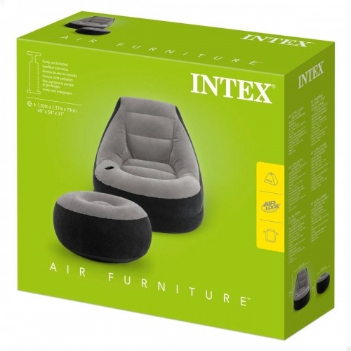 Надувное кресло Intex ULTRA LOUNGE 99 x 76 x 130 cm (4 штук) image 2