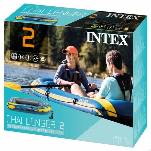 Надувная лодка Intex Challenger 2 236 x 41 x 114 cm image 2