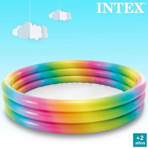 Inflatable Paddling Pool for Children Intex Multicolour Rings 330 L 147 x 33 x 147 cm (6 Units) image 2