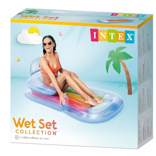 Inflatable Pool Chair Intex Rainbow 160 x 53 x 85 cm (6 Units) image 2