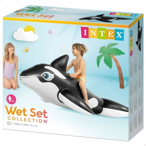 Inflatable pool figure Intex Whale 193 x 76 x 119 cm (6 Units) image 2