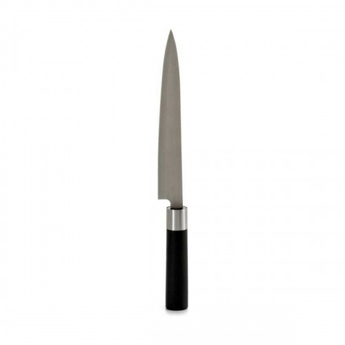 Kitchen Knife 3,5 x 33,5 x 2,2 cm Silver Black Stainless steel Plastic (12 Units) image 2