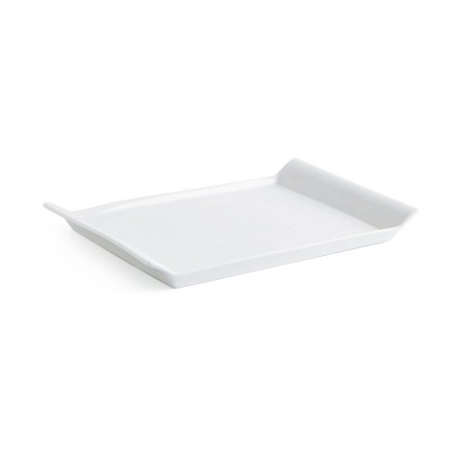Snack tray Quid Gastro Fresh 26 x 18 cm Ceramic White (6 Units) image 2