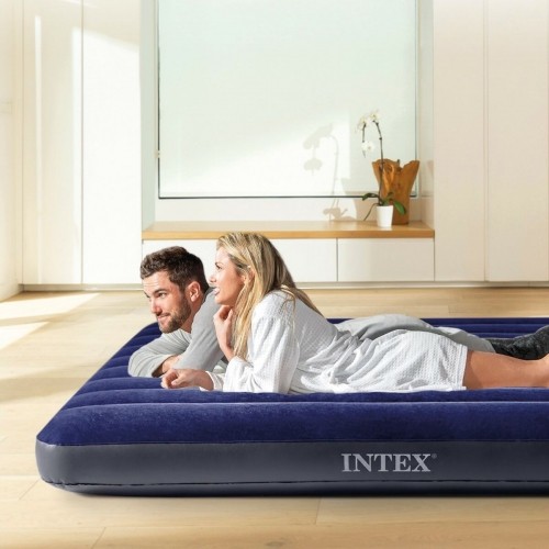 Надувная кровать Intex Beam Standard Classic Downy 183 x 25 x 203 cm image 2