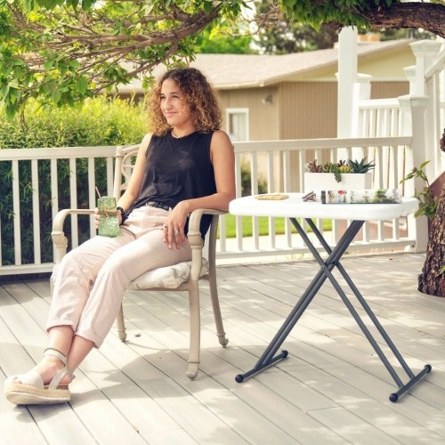 Picnic table Lifetime White Steel HDPE 66 x 71 x 46 cm image 2