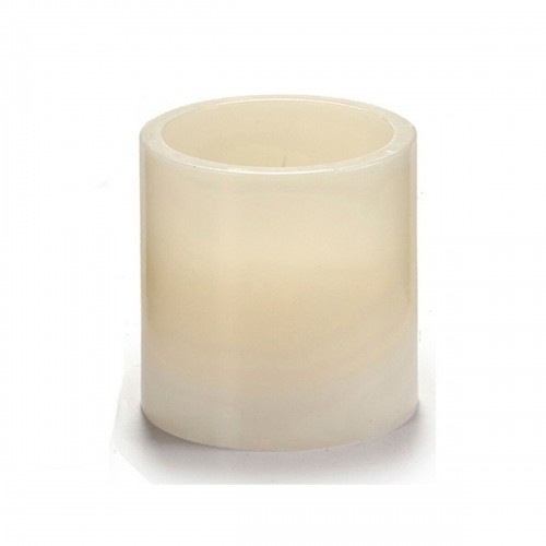 LED Candle Cream 7,5 x 7,5 x 7,5 cm (6 Units) image 2