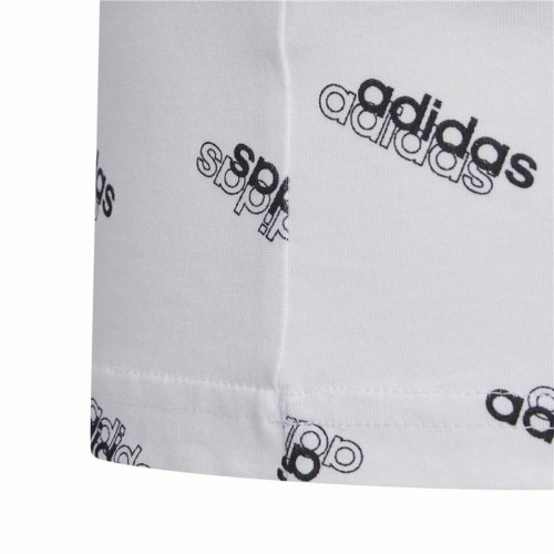 Krekls ar Īsām Piedurknēm Bērniem Adidas Sportswear Balts image 2
