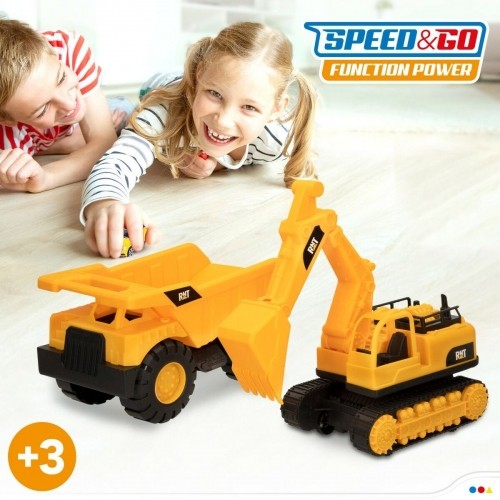 Construction Vehicles Speed & Go 13 x 27 x 19 cm (2 Units) image 2