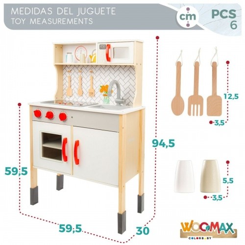 Toy kitchen Woomax 59,5 x 94,5 x 30 cm image 2