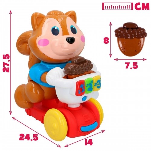 Musical Toy Winfun Squirrel 24,5 x 27,5 x 14 cm (4 Units) image 2