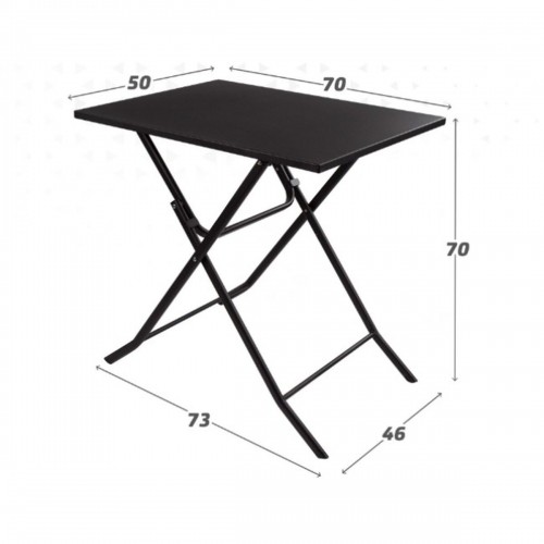 Folding Table Aktive 70 x 70 x 50 cm Steel image 2