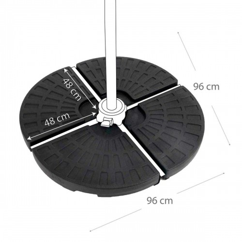 Base for beach umbrella Aktive 48 x 7,5 x 48 cm Plastic image 2