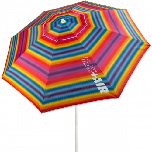 Пляжный зонт Aktive Daudzkrāsains 220 x 207 x 220 cm Tērauds Audums Oxford (6 gb.) image 2