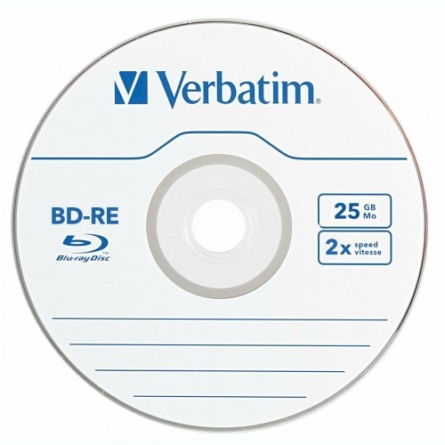 Blu-ray BD-RE Verbatim Datalife 5 Units 25 GB 6x image 2