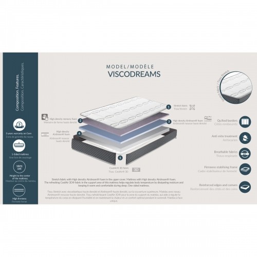 Viscoelastic Mattress Skydreams Viscodreams image 2