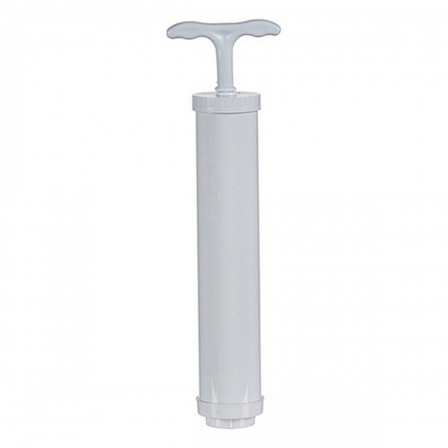 Manual vacuum pump White Plastic 9 x 30 x 4 cm (12 Units) image 2