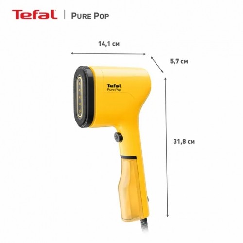 TEFAL Pure Pop rokas tvaika gludināšanas ierīce, 1300W, dzeltens - DT2026E1 image 2