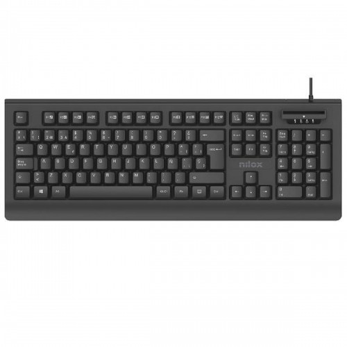 Keyboard Nilox NXKDNIE001 Black Spanish Qwerty image 2