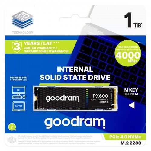 Cietais Disks GoodRam PX600 1 TB SSD image 2