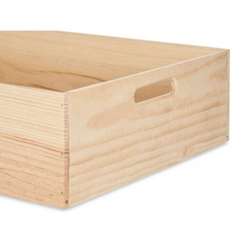 Decorative box Pine 40 x 14 x 60 cm (4 Units) image 2