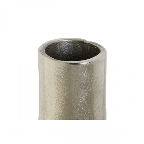 Vase DKD Home Decor Silver Aluminium 15 x 15 x 26 cm image 2