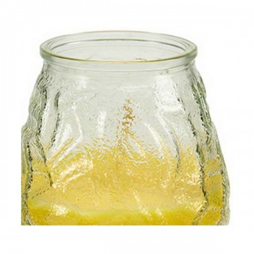 Scented Candle Yellow Transparent Citronela 9 x 9,5 x 9 cm (6 Units) image 2