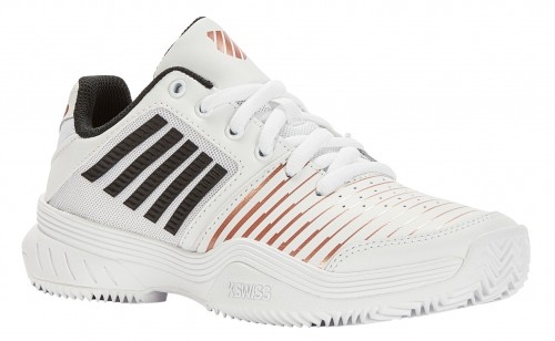 Tennis shoes for women K-SWISS COURT EXPRESS HB 196 white/black/rose gold UK7.5/41.5EU image 2