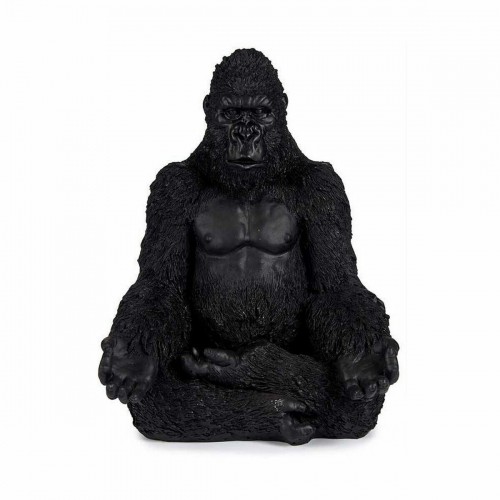Gift Decor Декоративная фигура Горилла Yoga Чёрный 19 x 26,5 x 22 cm (4 штук) image 2