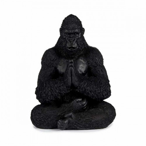 Gift Decor Декоративная фигура Горилла Yoga Чёрный 16 x 28 x 22 cm (4 штук) image 2