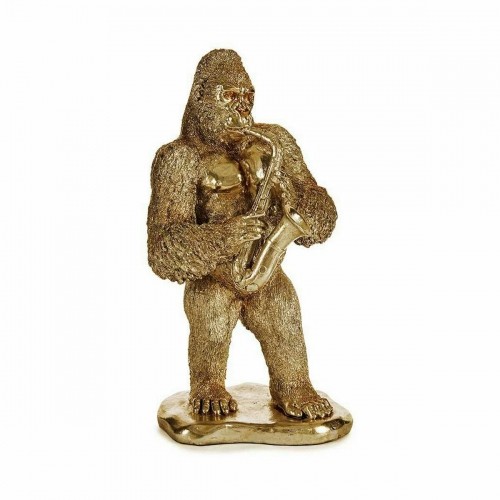 Gift Decor Dekoratīvās figūriņas Gorilla Saksofons Bronza 18,5 x 38,8 x 22 cm (3 gb.) image 2