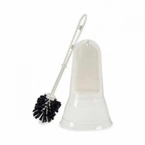 Toilet Brush White Black PVC polypropylene 16 x 36,2 x 16 cm (6 Units) image 2