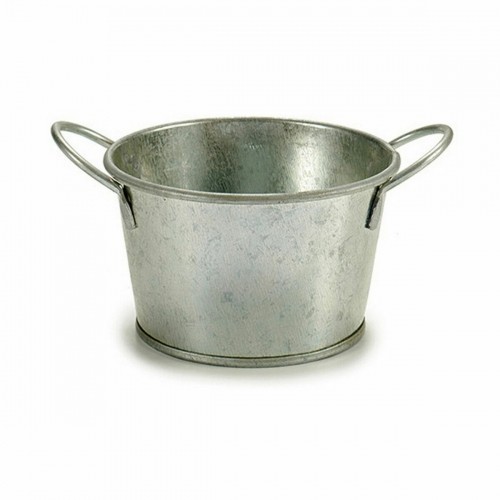 Planter Bucket Silver Zinc 17,8 x 8 x 12,3 cm (72 Units) image 2