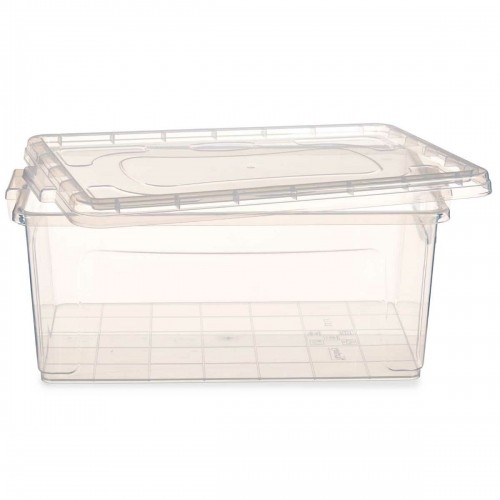 Kipit Контейнер для хранения с крышкой Прозрачный Пластик 22 L 32 x 20,5 x 50 cm (6 штук) image 2