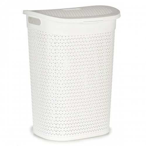 Kipit Корзина для белья Белый Пластик 60 L 43,5 x 57,5 x 34 cm (6 штук) image 2