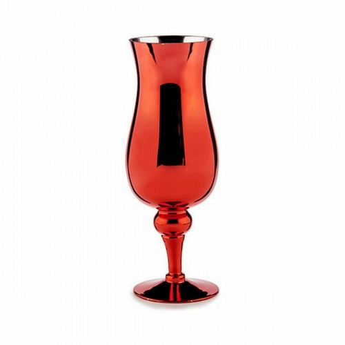 Candleholder Crystal Red 13,5 x 35 x 13,5 cm (6 Units) image 2