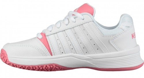 Tennis shoes for kids K-SWISS COURT SMASH OMNI white/pink, size UK 10 (EU 28) image 2