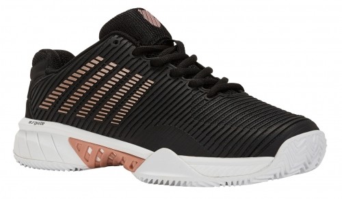 Tennis shoes for women K-SWISS HYPERCOURT EXPRESS 2 HB 072 black/white/rose gold UK7/41EU image 2