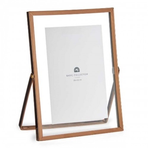 Photo frame Copper Metal Glass Plastic 15,5 x 1 x 20,7 cm (12 Units) image 2