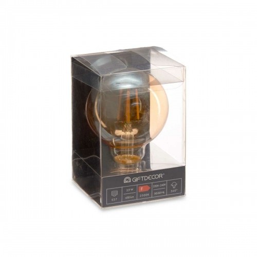 Gift Decor LED Spuldze E27 Vintage Caurspīdīgs 4 W 8 x 12 x 8 cm (12 gb.) image 2