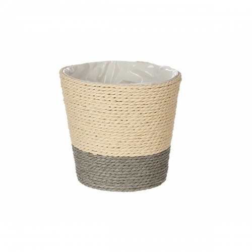 Planter Grey Rope Plastic 14 x 12,5 x 14 cm (24 Units) image 2