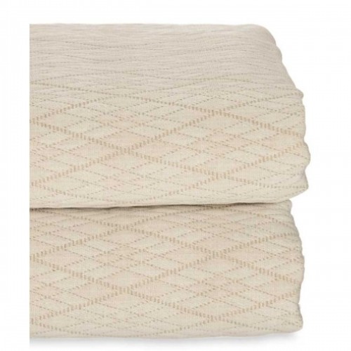 Bedspread (quilt) 240 x 260 cm Rhombus Beige (4 Units) image 2