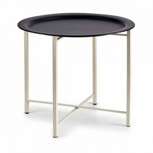 Side table White Black Metal 52 x 44 x 52 cm (4 Units) image 2