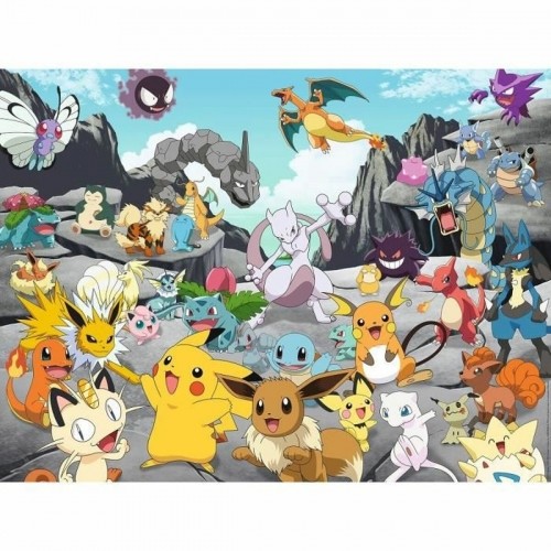 Pokemon Puzle un domino komplekts Pokémon Classics Ravensburger 1500 Daudzums image 2