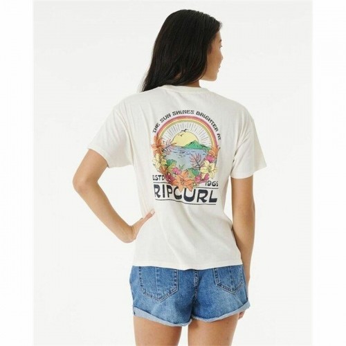 Short Sleeve T-Shirt Rip Curl Sun Relaxed White image 2