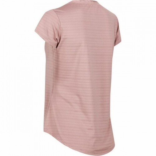 Women’s Short Sleeve T-Shirt Regatta Limonite VI Dusky Moutain Salmon image 2