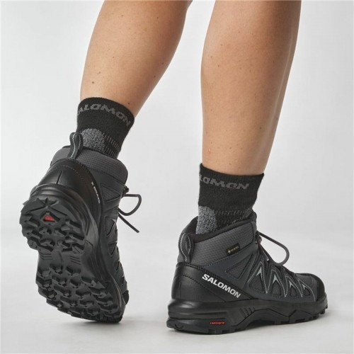 Hiking Boots Salomon X Braze Mid Gore-Tex Lady Black image 2